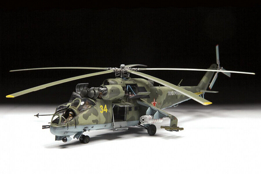 Pro Built model Soviet / Russian Attack Helicopter MI-24 1/48 pre order