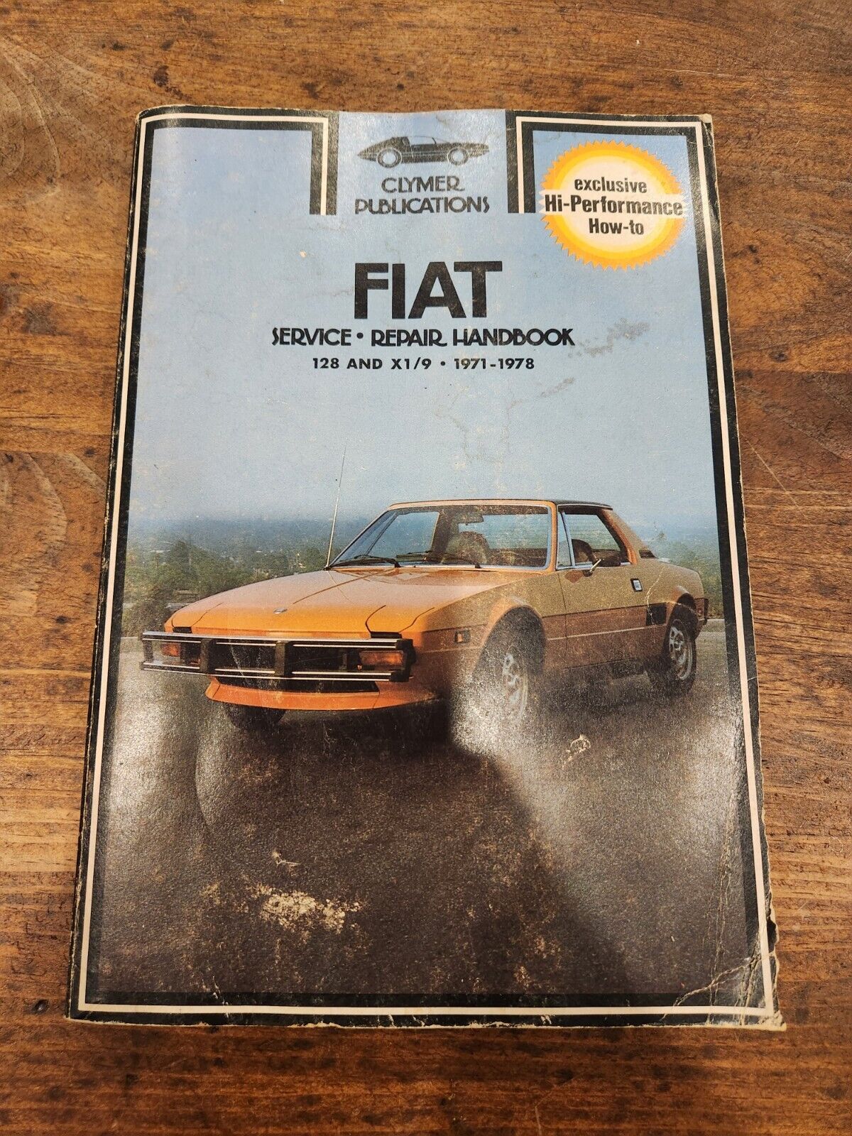 VINTAGE 1978 FIAT SERVICE REPAIR HANDBOOK CLYMER PUBLUCATIONS