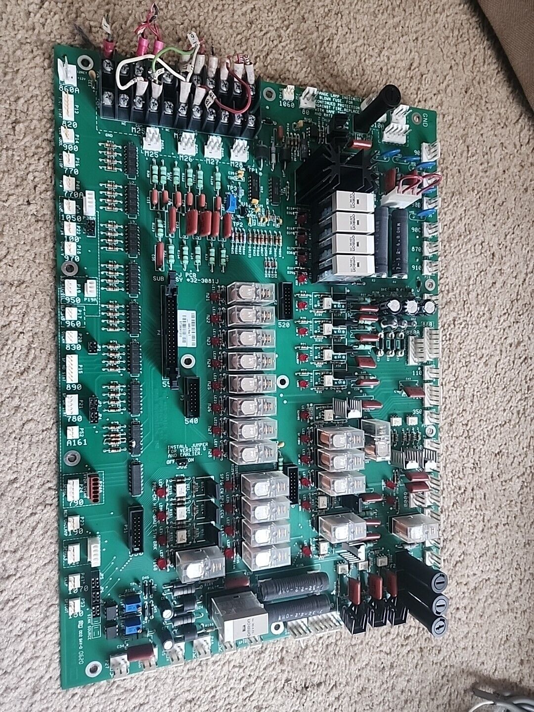Haas I/O PCB 65-3081J Rev. T  Circuit Board