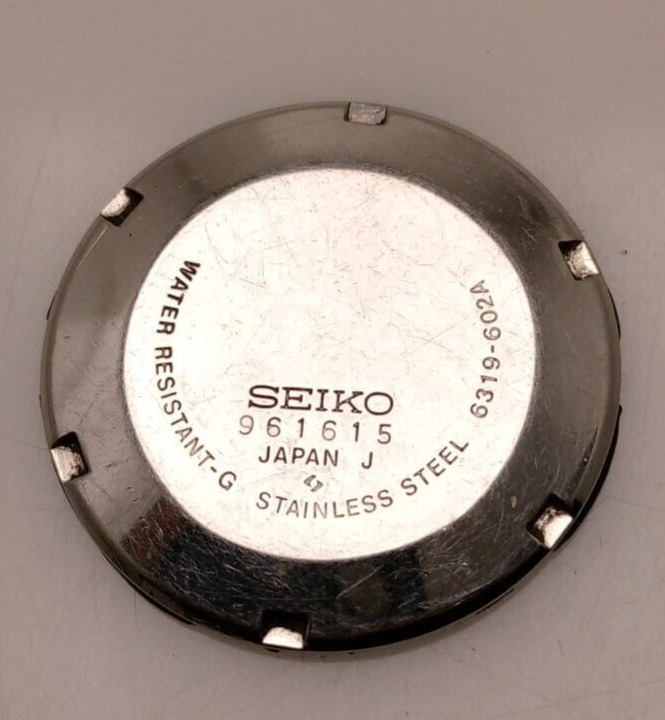 Seiko 5 Automatic 6319-602A Day/Date Vintage Watch Back Cover UZF190LKM1.5