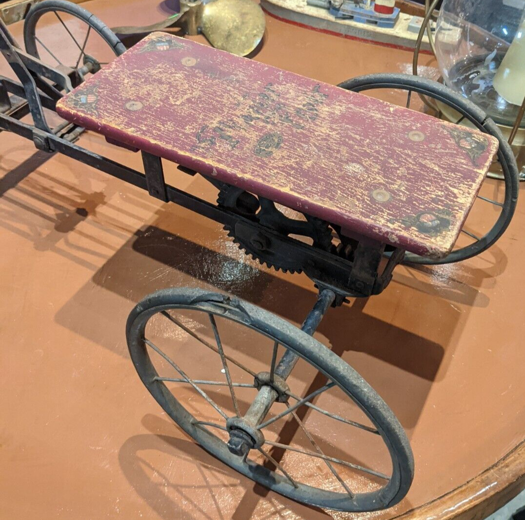 Antique Gendron Irish Mail Style Hand Car / Cart