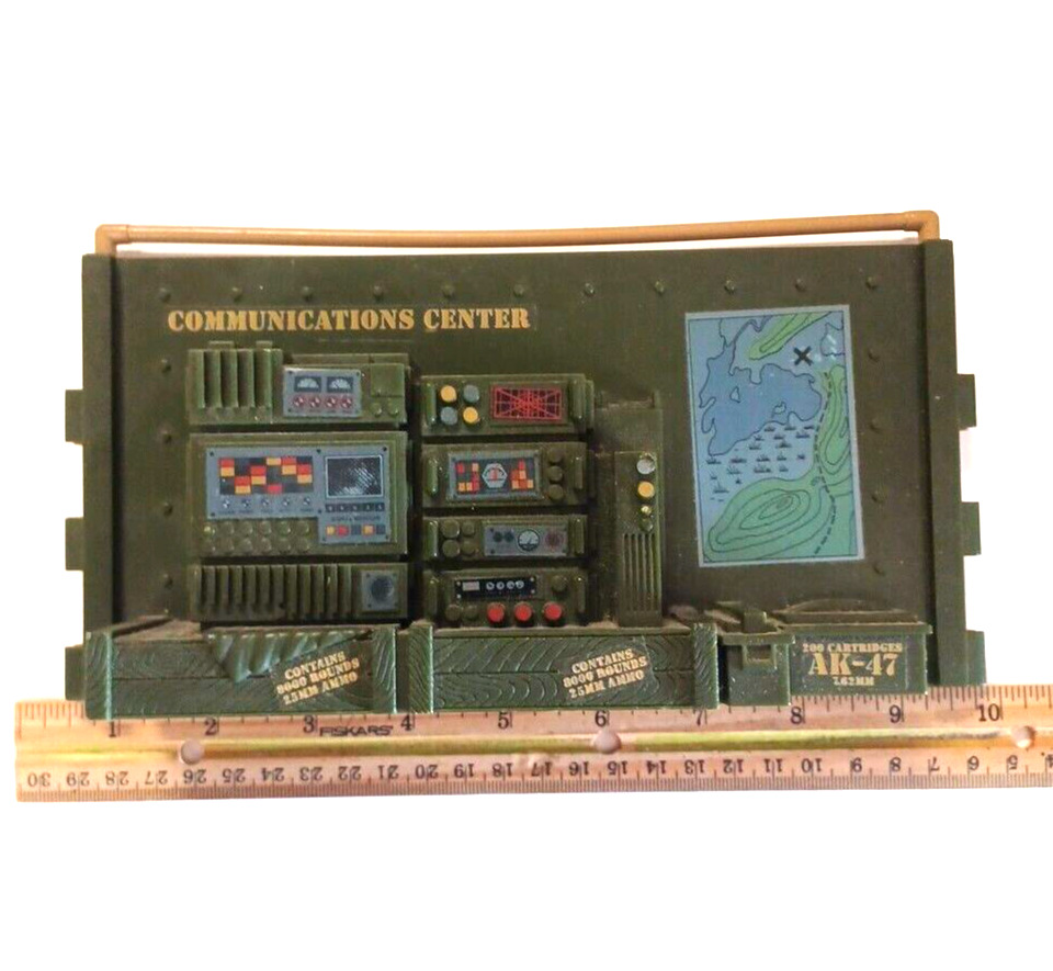 Rambo Savage Strike HQ Communications Center Parts Wall ONLY Coleco Vintage