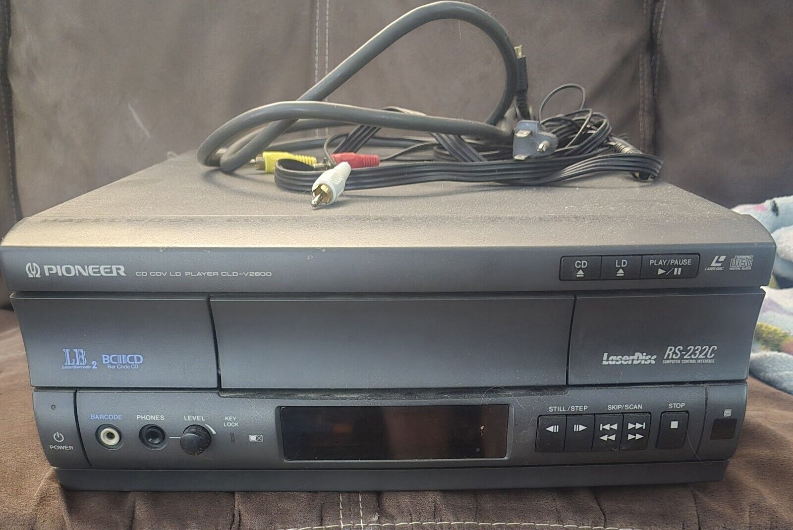 Rare Pioneer V2800 Rs232c Laserdisc And cd Player