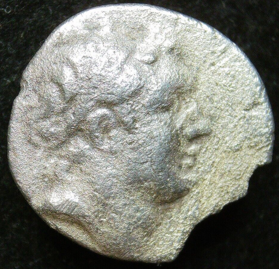 Unknown Ancient Greek Silver Coin 20mm Good - Fine