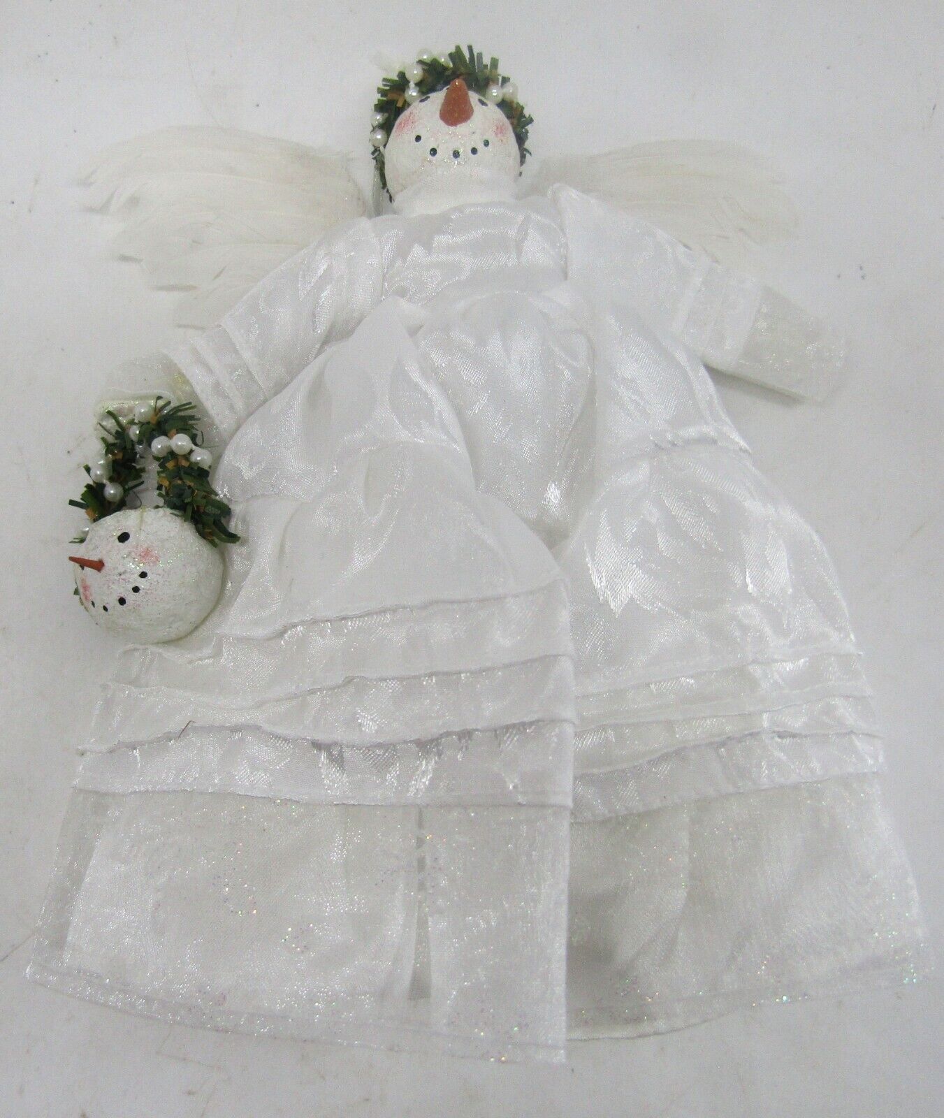 HC Accents Handmade Henry Curtis Collectibles. Christmas Snowman Angel.