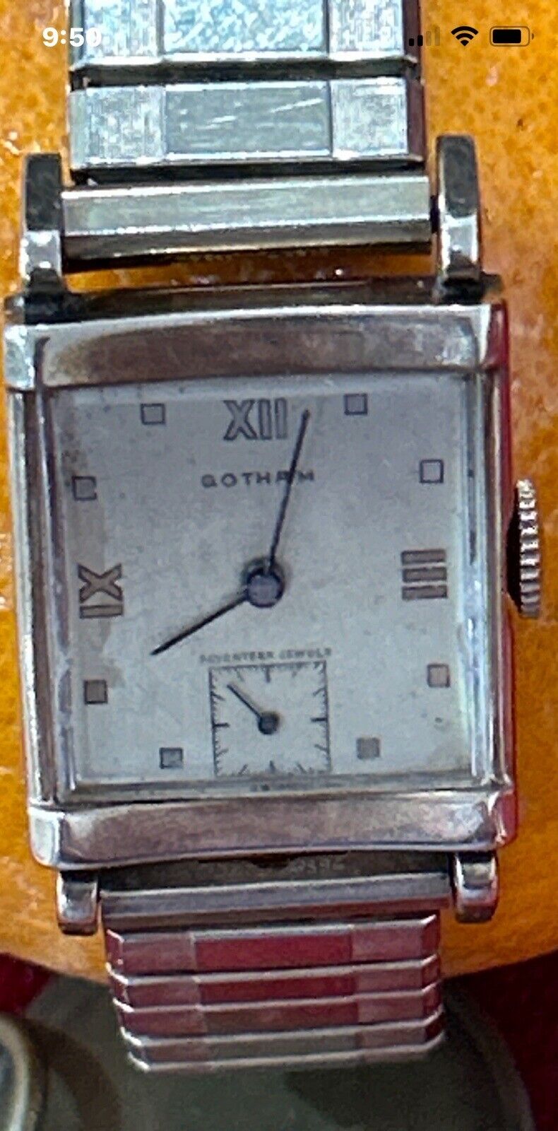 Vintage Gotham 17 Jewel  Mechanical Wristwatch  10k Gold Filled ArtDeco