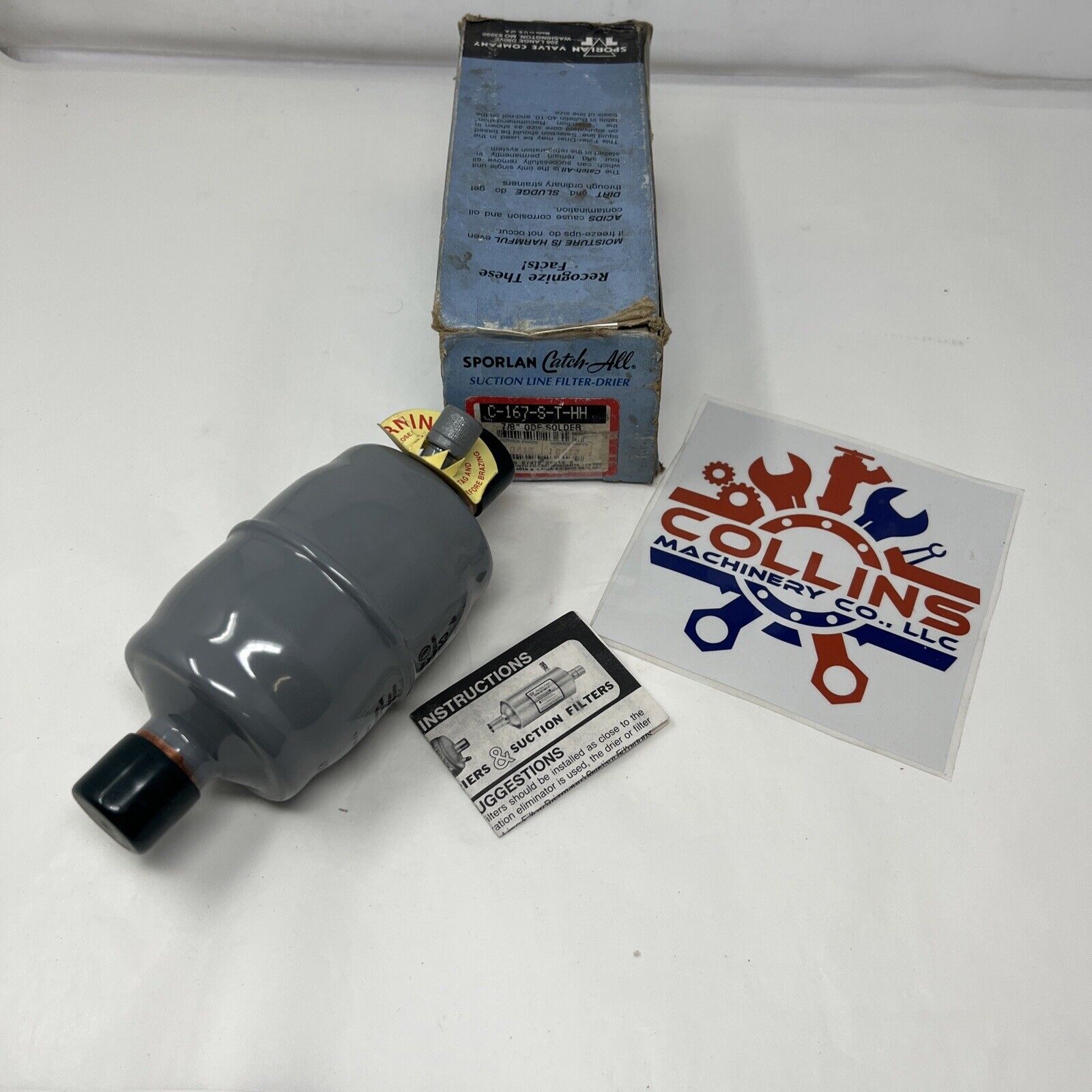SPORLAN Catch-All C-167-S-T-HH Suction Line Filter Drier 7/8\
