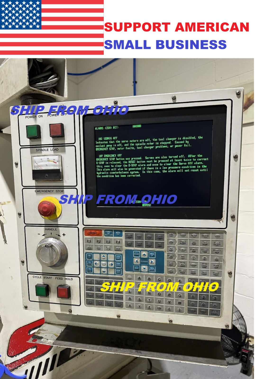REPLACEMEMT LCD MONITOR FOR HAAS VF1 VF2 VF3 28HM-NM4 PLUG AND PLAY OHIO SELLER