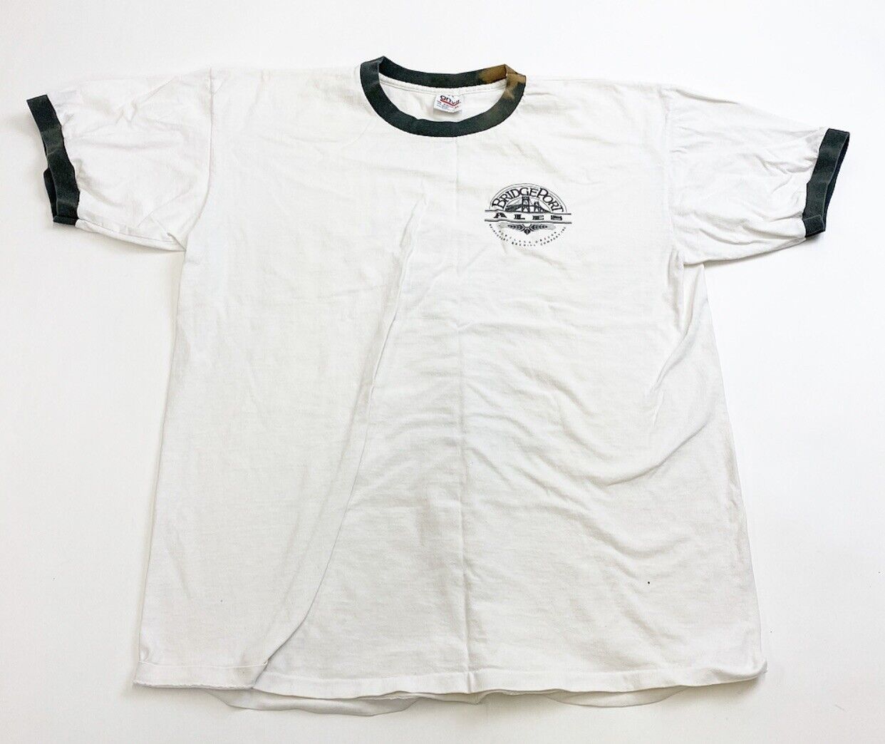 1994 Vintage Bridgeport Ales T Shirt Adult XL White Portland Bridges 