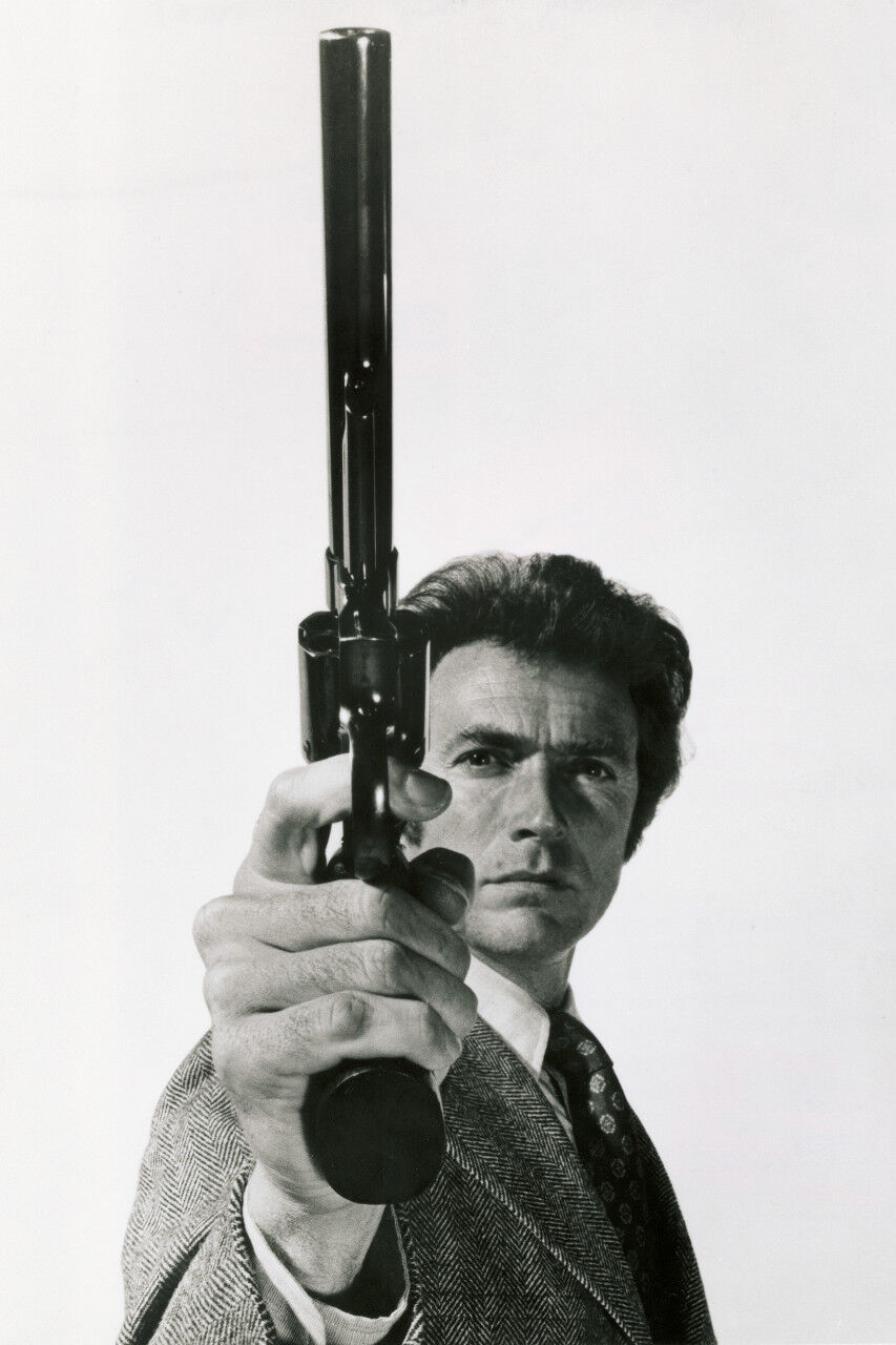 VINTAGE CLINT EASTWOOD DIRTY HARRY 44 MAGNUM POSTER PRINT 24x16 9MIL PAPER