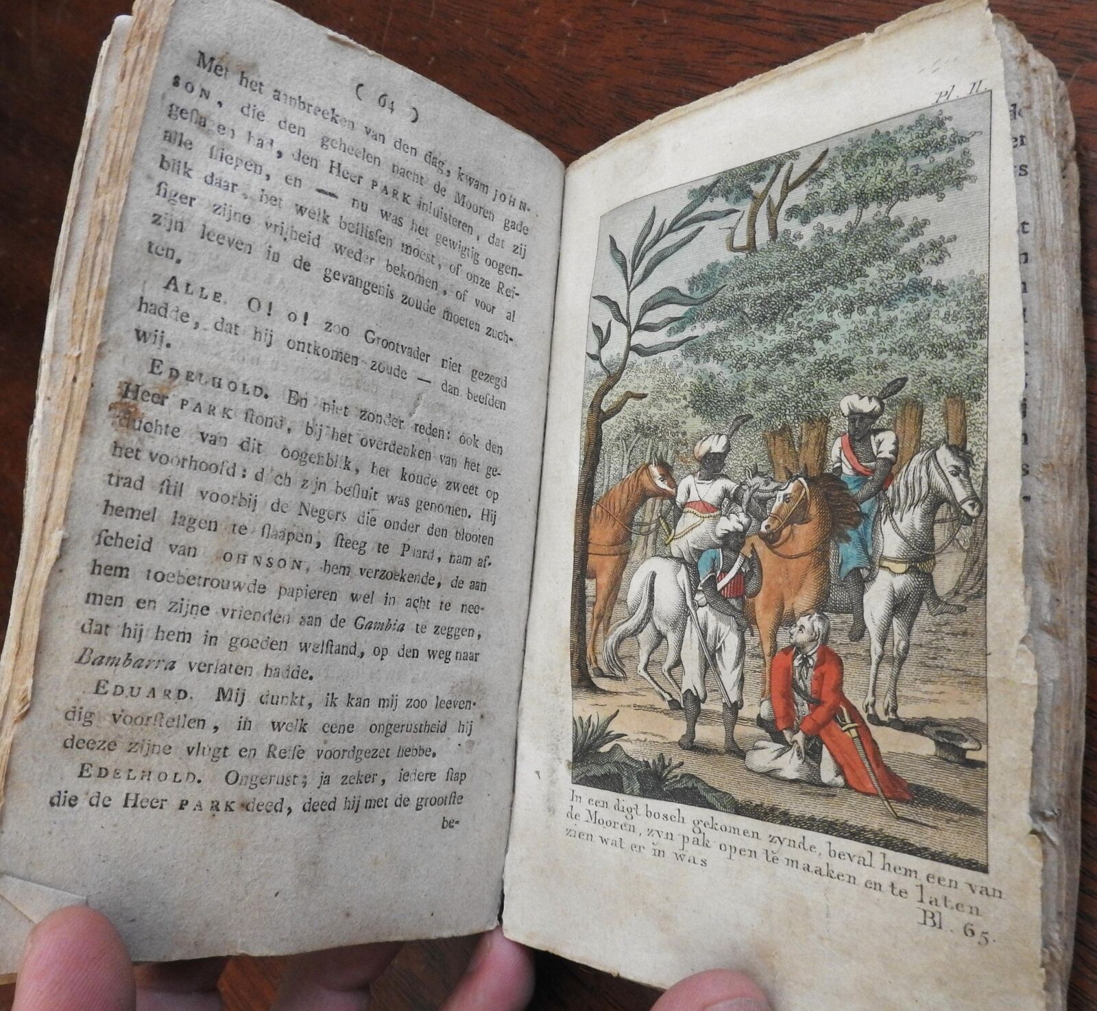 Remarkable Journeys Through Strange Lands 1818 American Indian rare Dutch book