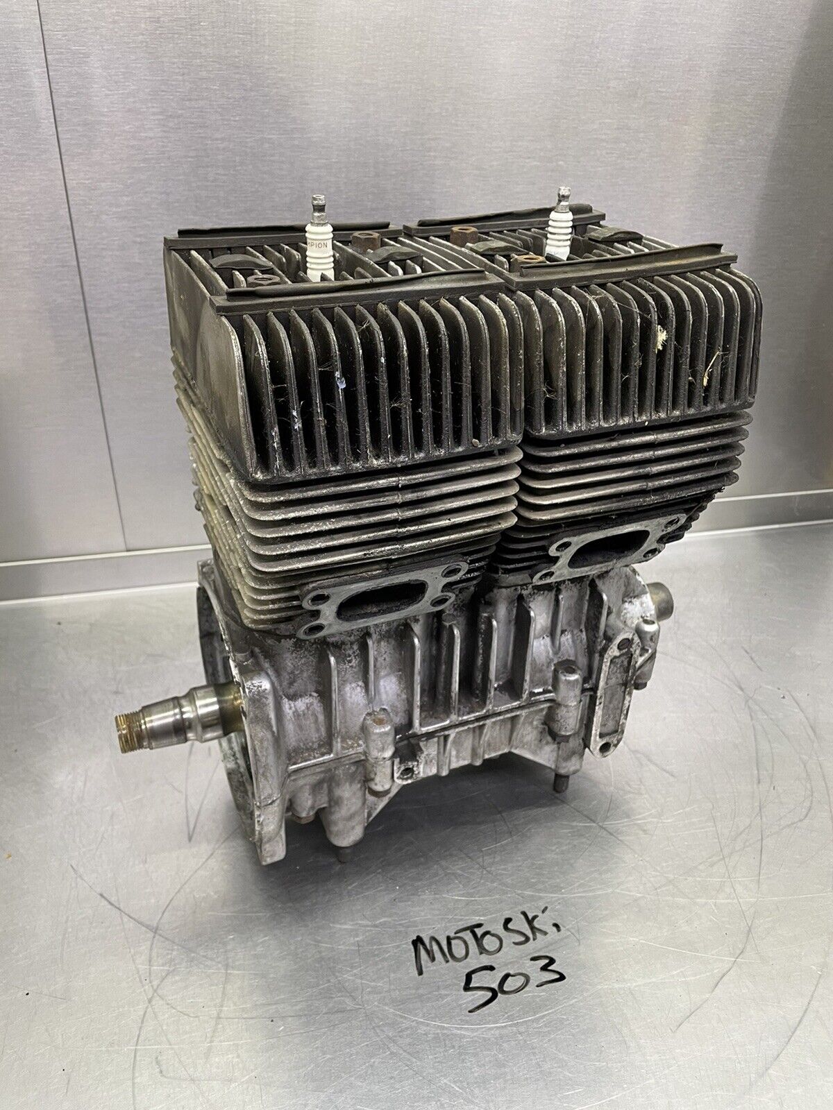79 80 81 SkiDoo Rotax 503 Engine Cases Crankcase Crank Blizzard 5500 Everest