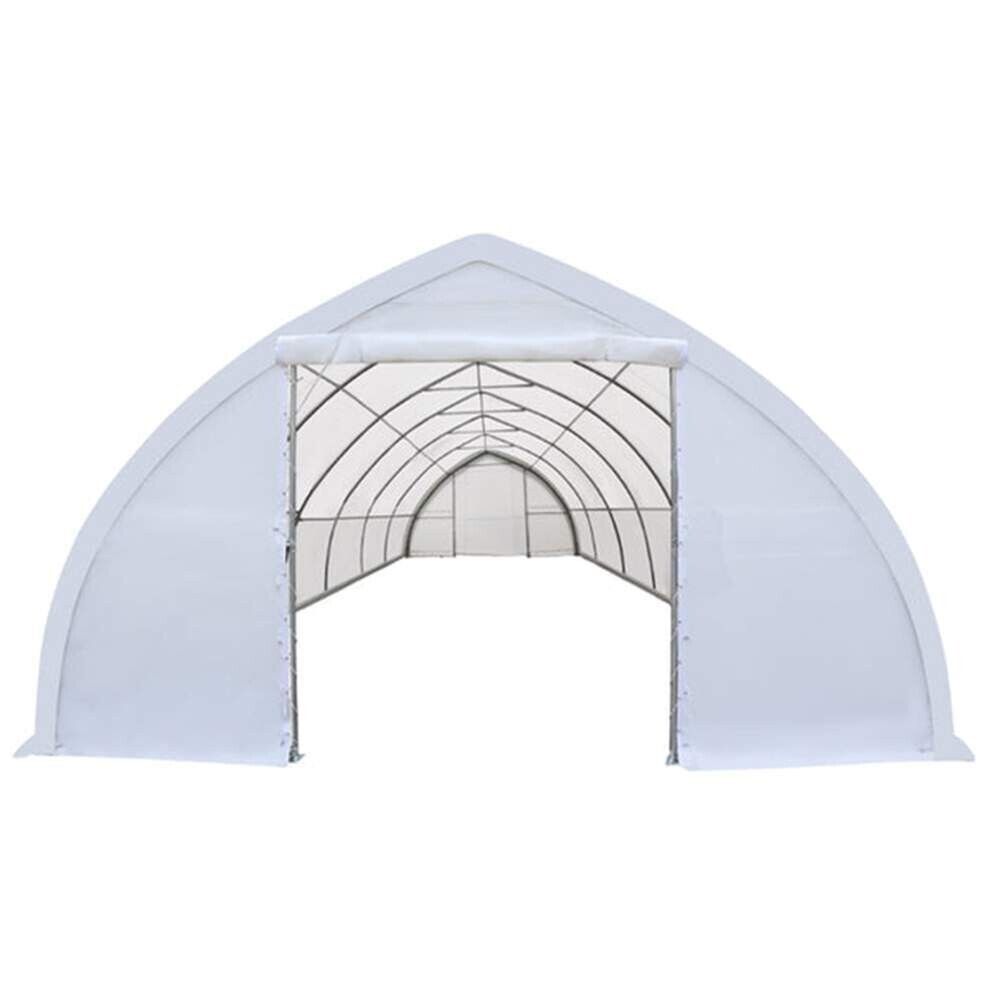 AGT Industrial 30x65ft Peak Ceiling Storage Shelter Canopy Storage Tent Heavy