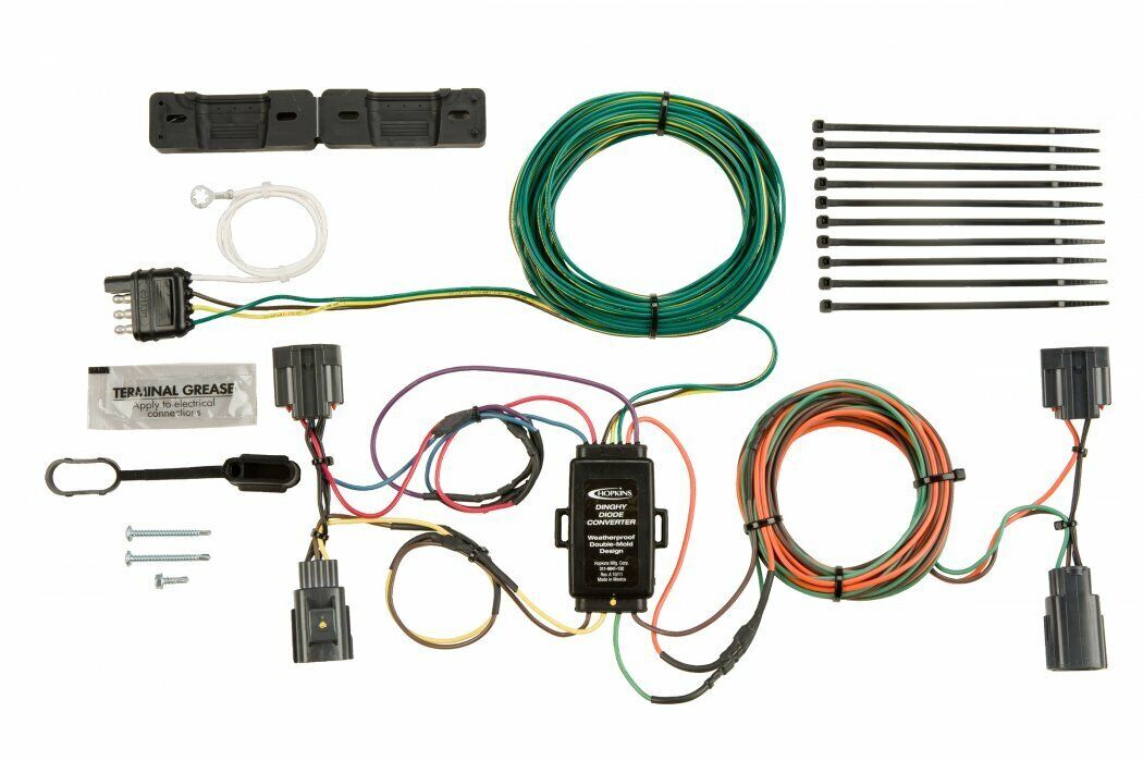 Hopkins Towing Solutions 56200 07-17 Jeep Wrangler Towed Vehicle Wiring Kit