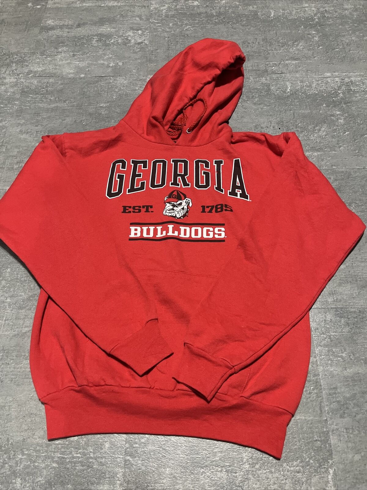 Georgia Bulldogs Vintage Russell Athletic Sweatshirt Men S Red