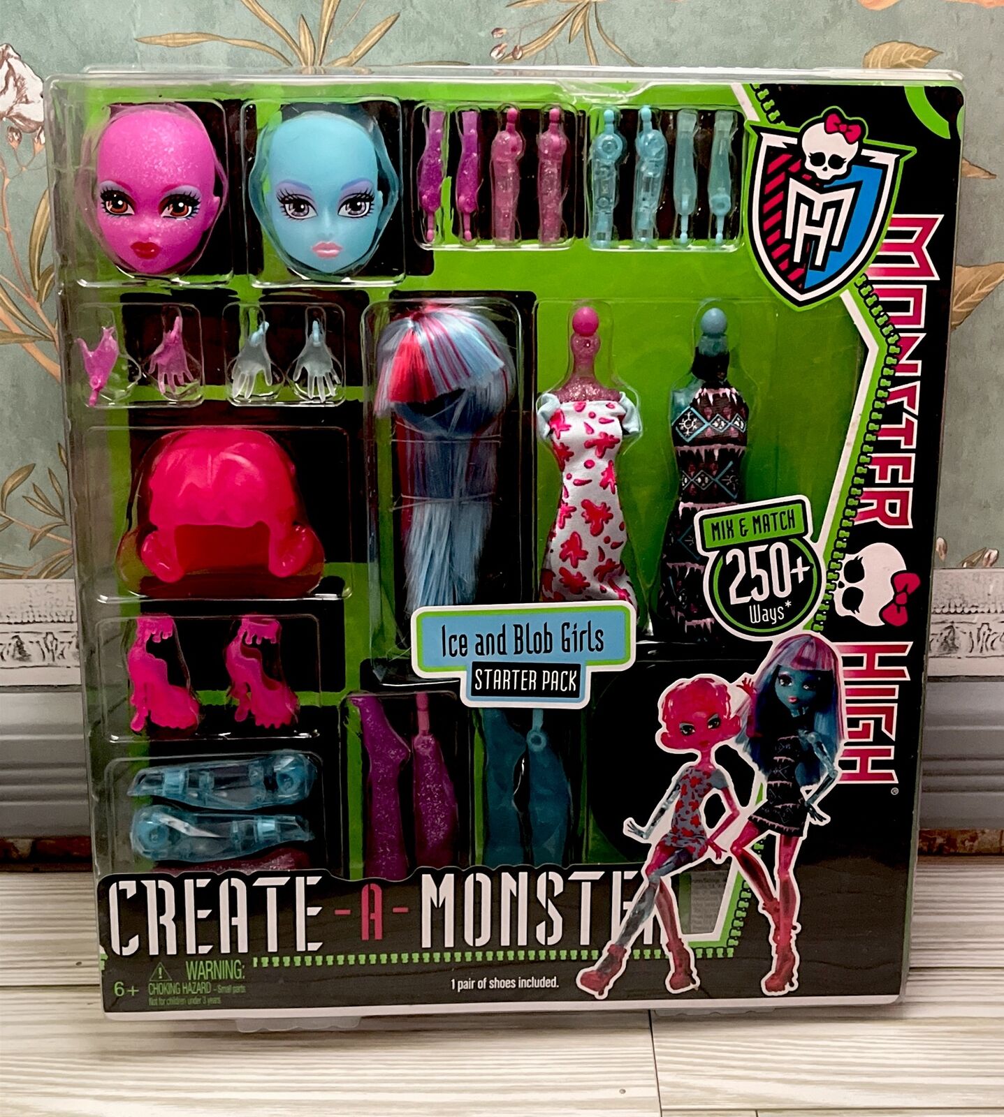 2012 Create-A-Monster High Ice And Blob Girls NIB Mattel Y0417 Rare