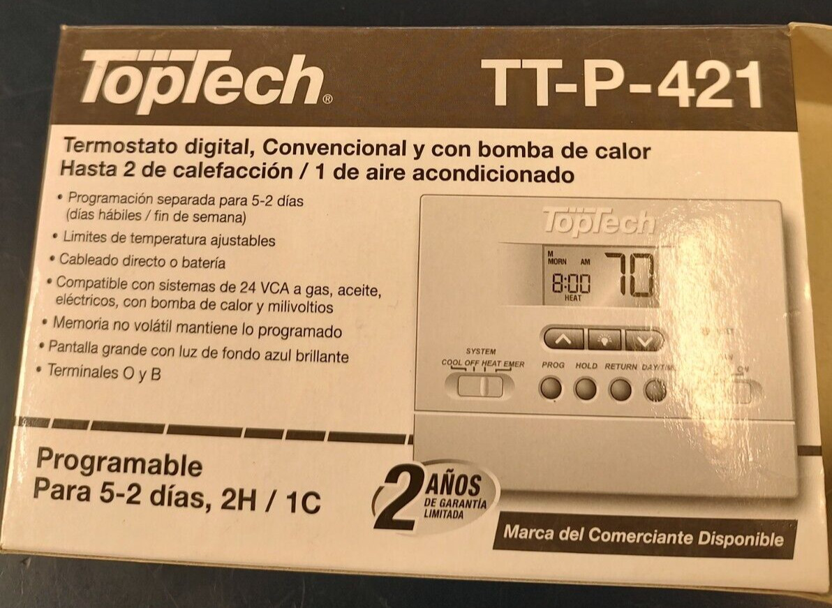 Top Tech TT-P-421 Digital Thermostat