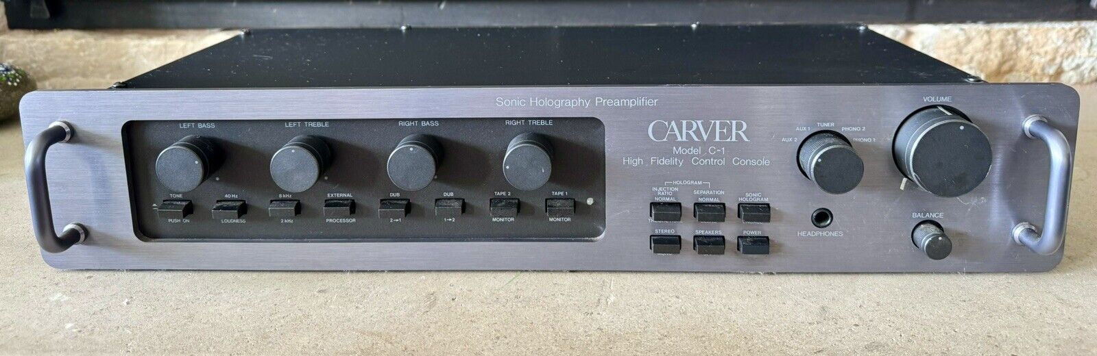 Carver Model C-1 Sonic Holography Preamplifier - AWESOME  - used