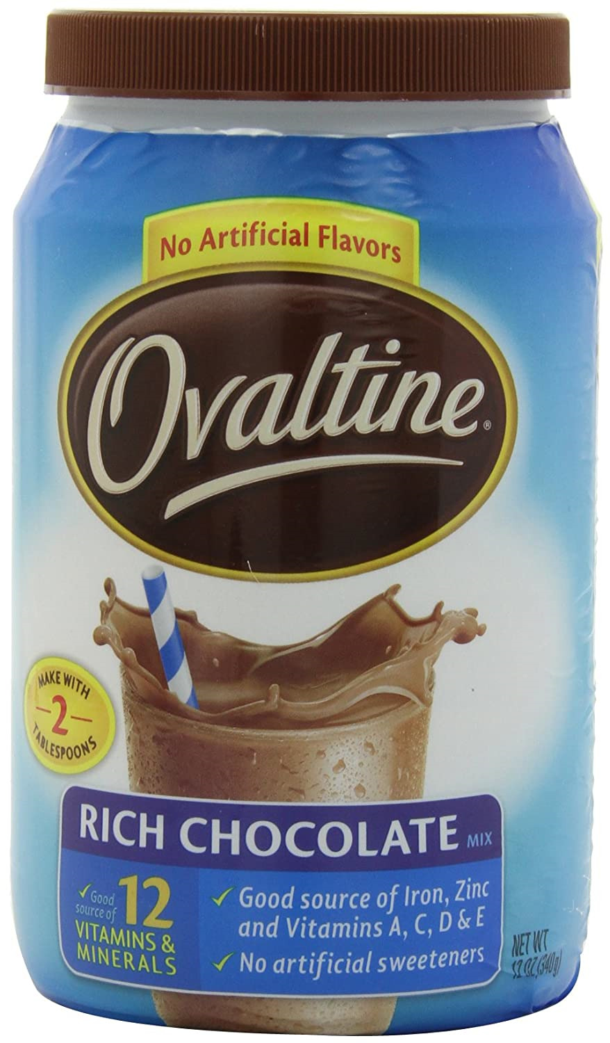 Ovaltine Rich Chocolate - 12 oz - 6 pk