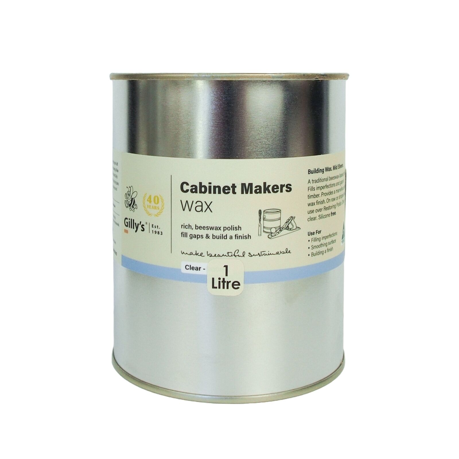 Cabinet Makers Wax Clear 1L