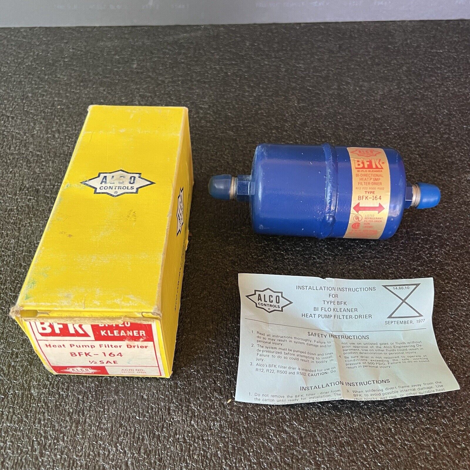 Alco Heat Pump Filter Drier BFK164 1/2\