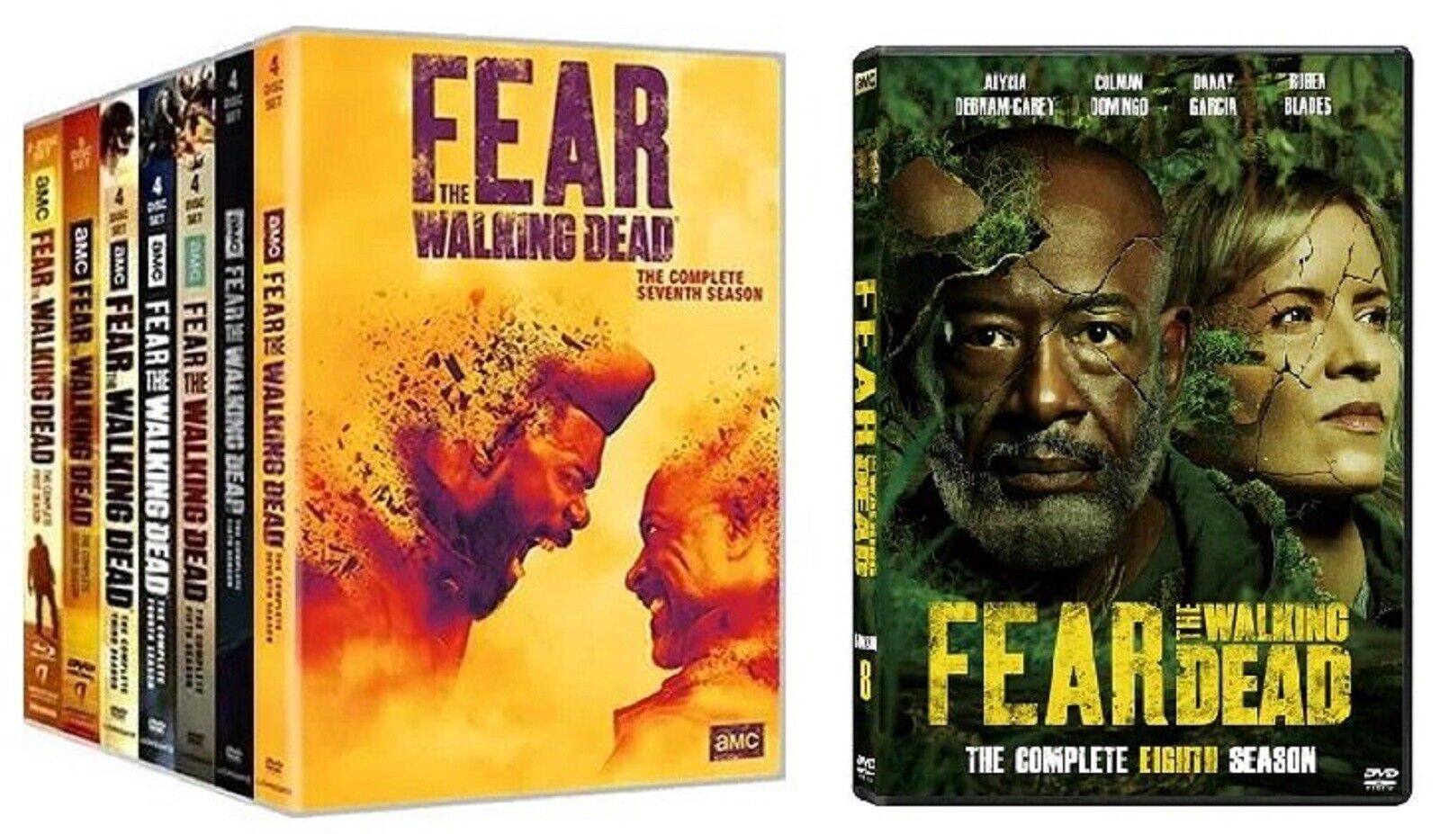 FEAR THE WALKING DEAD: The Complete Series, Season 1-8 on DVD, TV-Series