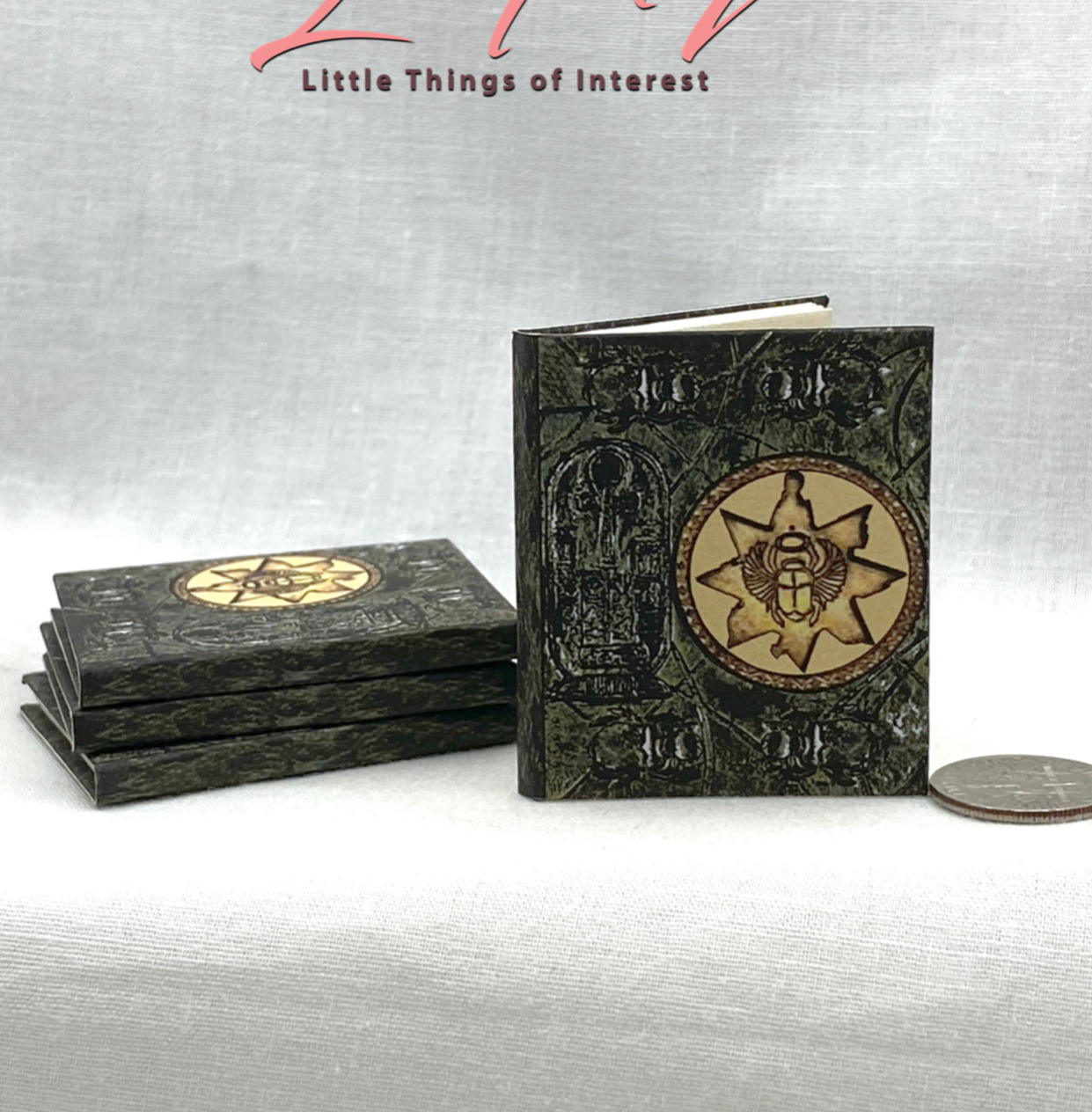 1:6 Scale EGYPTIAN BOOK Of The DEAD in Playscale Illustrated Miniature Book