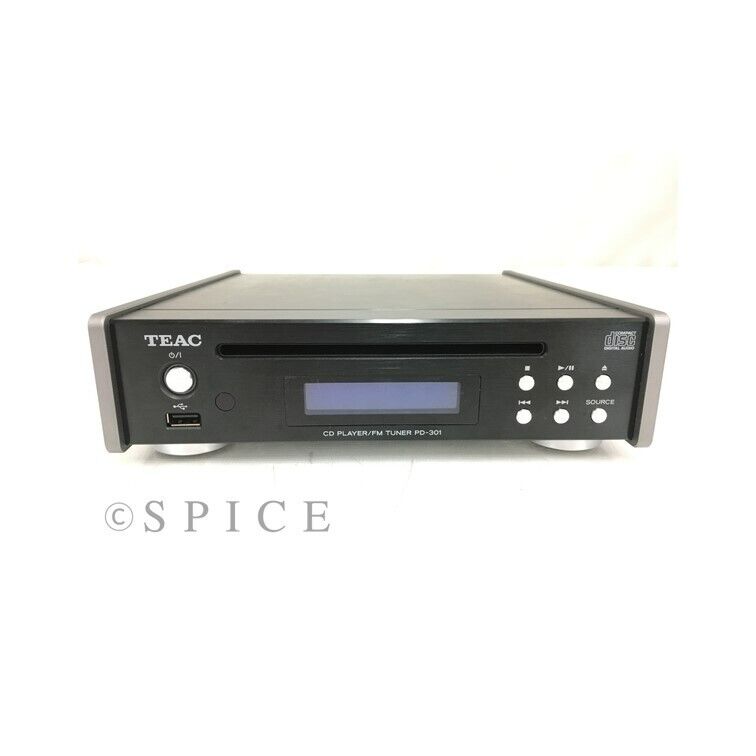 TEAC PD-301-X/B CD Player/FM Tuner Wide FM USB memory music playback c/plug