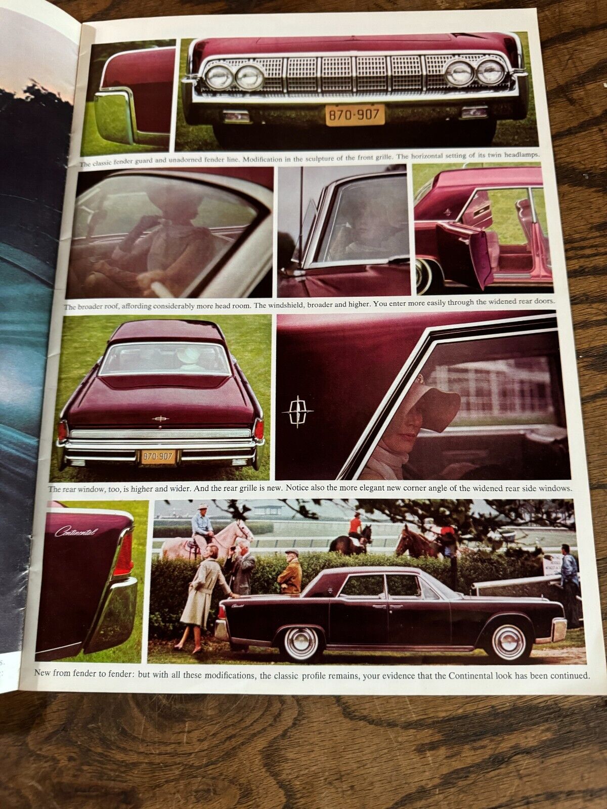 Vintage Original 1964 LINCOLN VERSAILLES  Dealer Car Sales Brochure