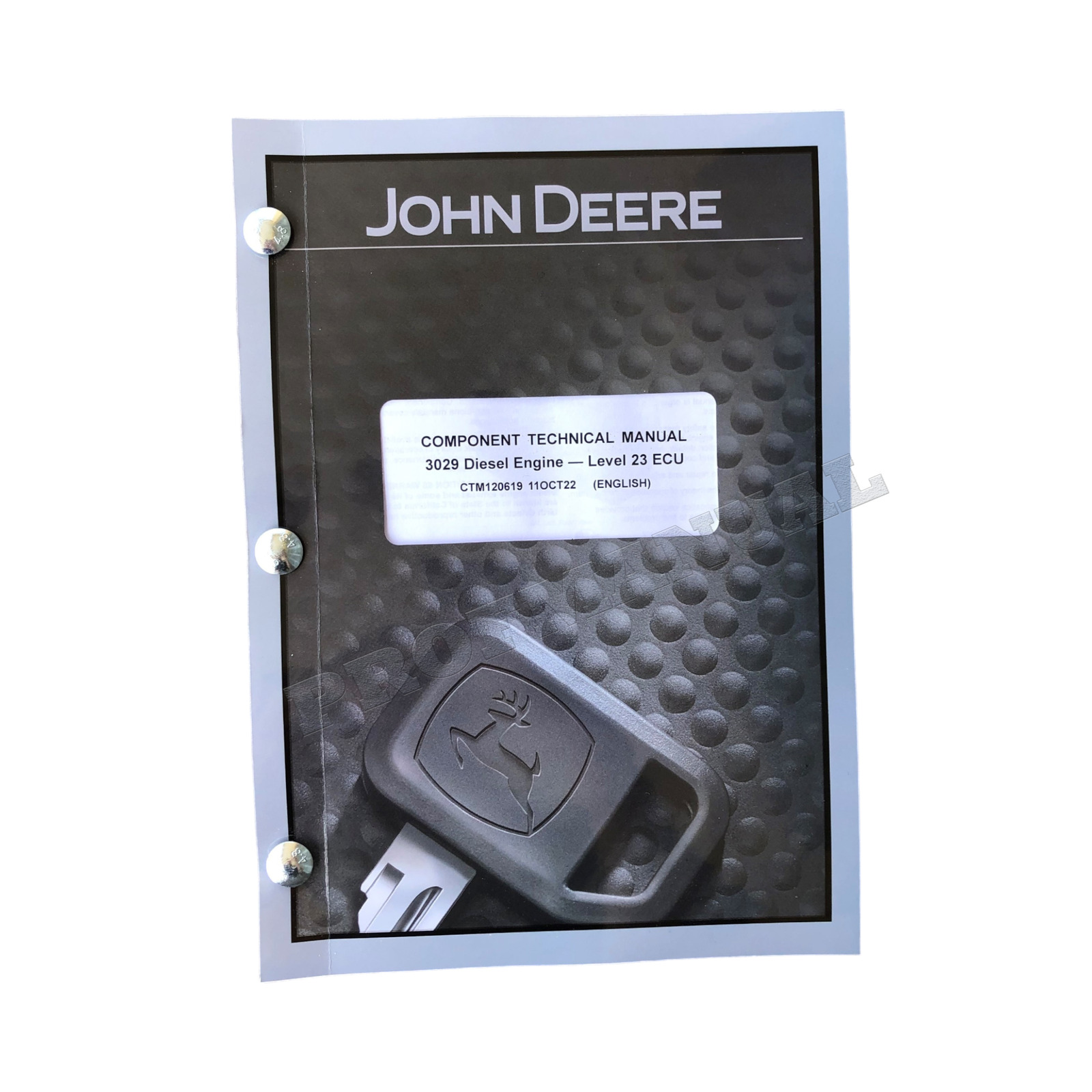 John Deere 3029 2.9L Engine Level 23 ECU Service manual