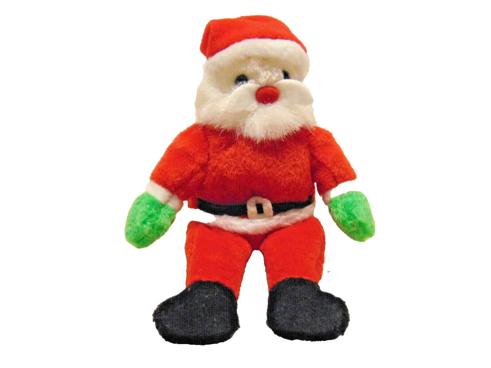 Santa Claus Plush Rattler Christmas Ornament6\