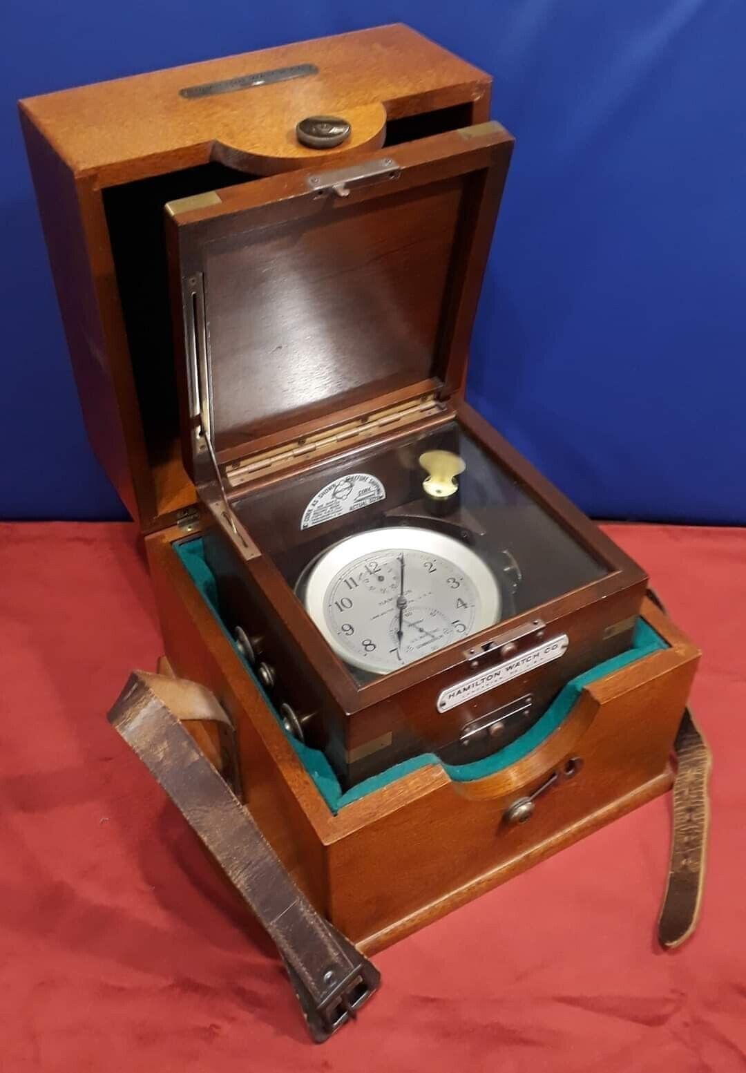 Hamilton 21 Marine Chronometer, As Unused