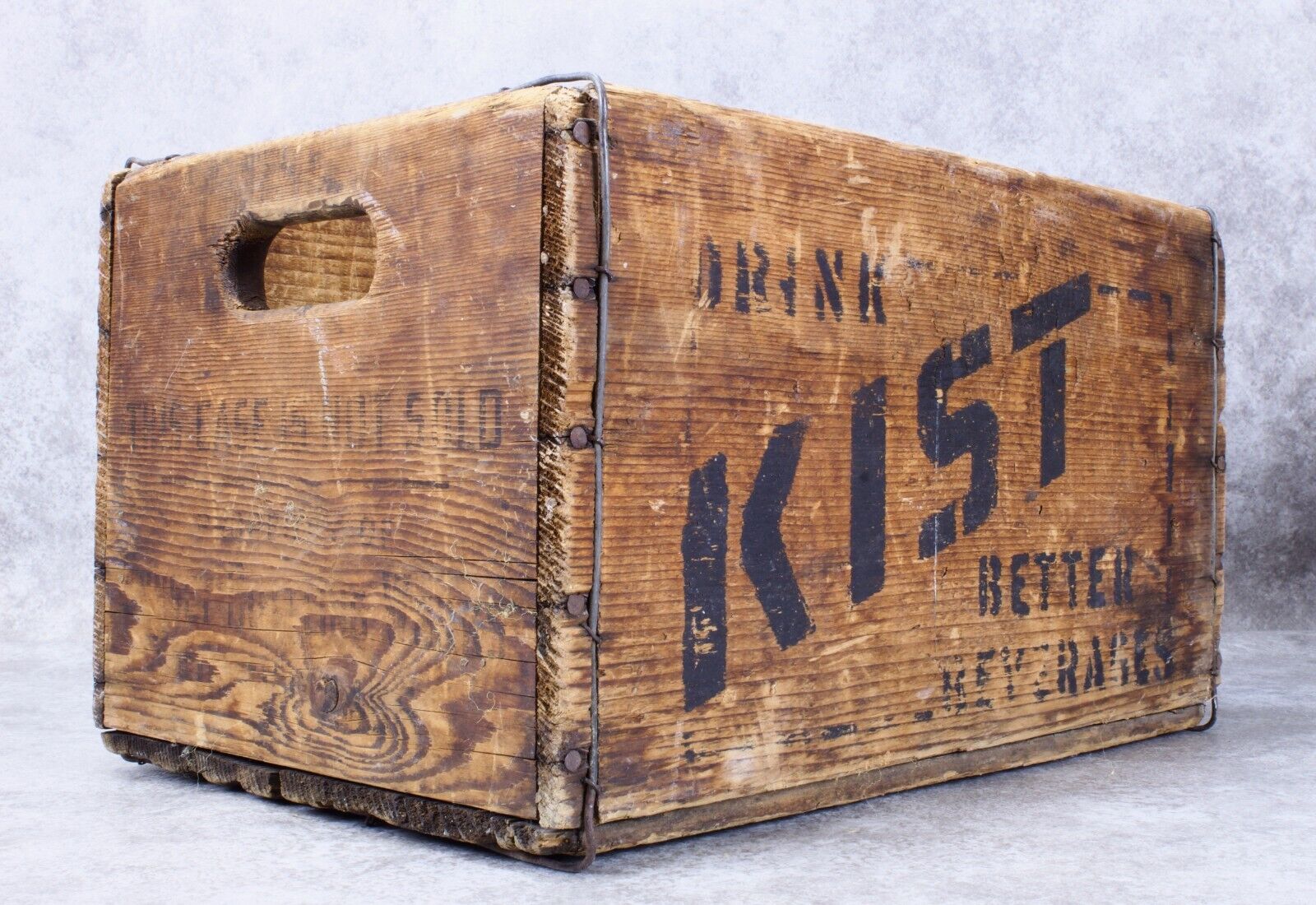 Vintage Kist Soda Wooden Crate