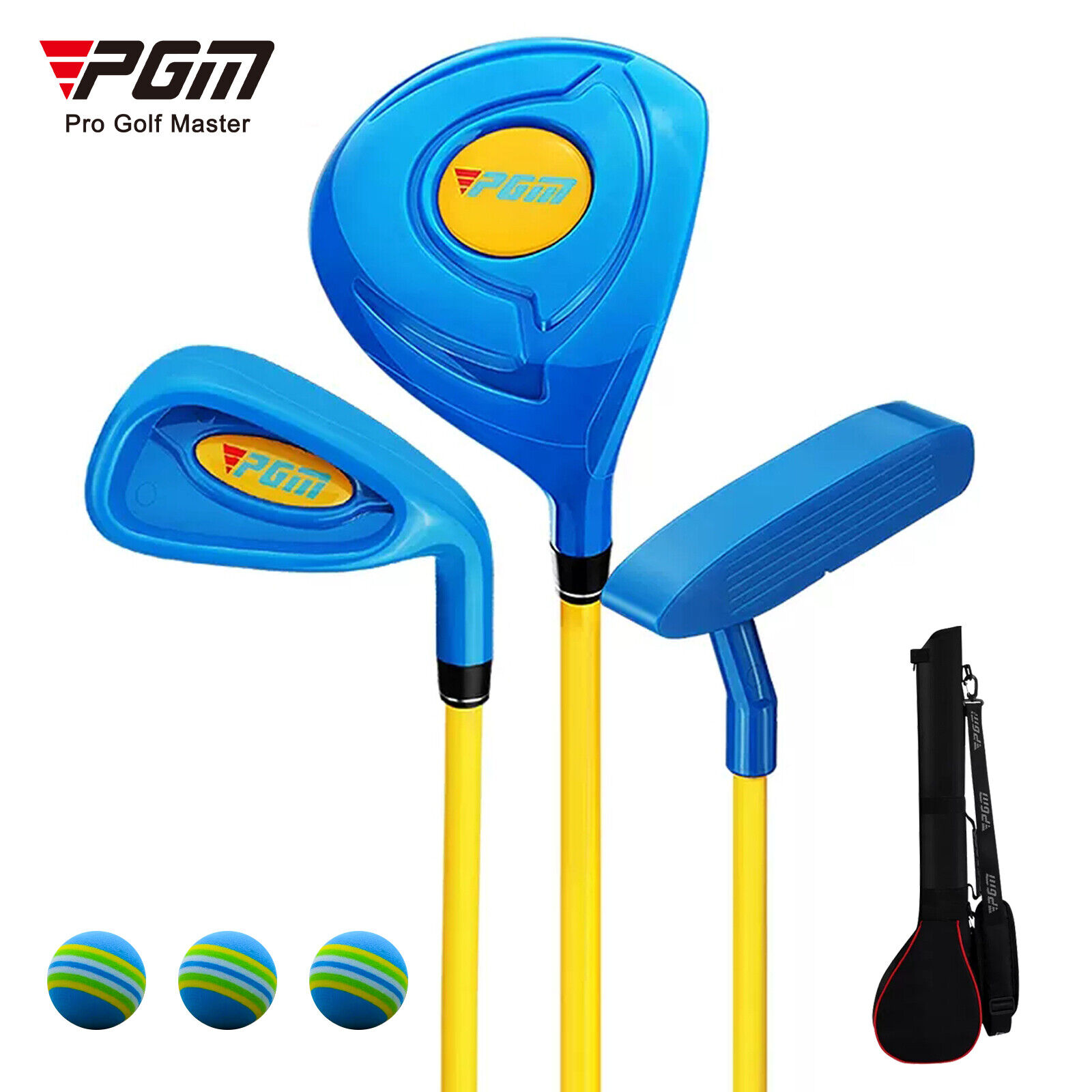 PGM Children\'s Golf Club Set Includes Wood, Iron,Putter Clubs -can Hit Real Ball