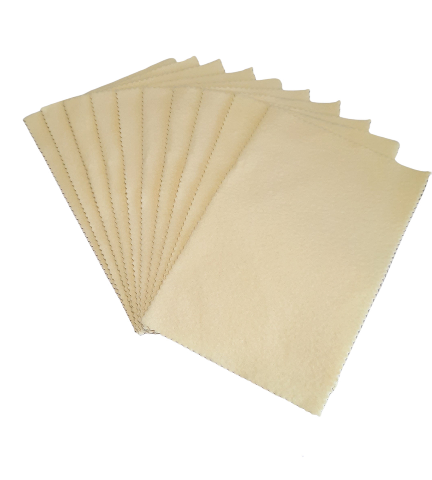 Set of 10 Sunshine Polishing Cloths Non-Scratch Jewelry Cleaner Tarnish Remover