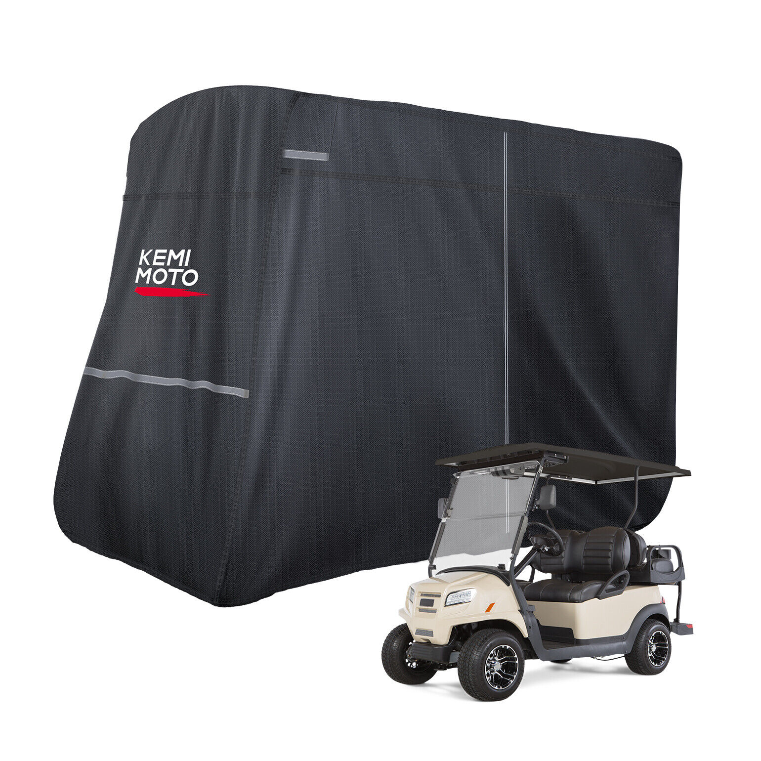 600D Golf Cart Universal  Cover 2/2+2 Passenger Waterproof for Club Car EZGO