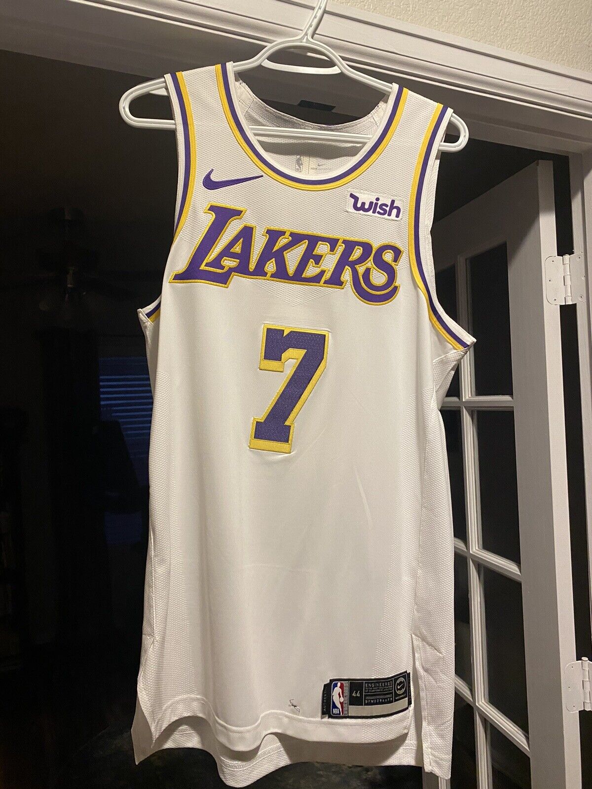 100% Authentic JaVale McGee Nike Icon Lakers Jersey Size 44 M Mens Wish
