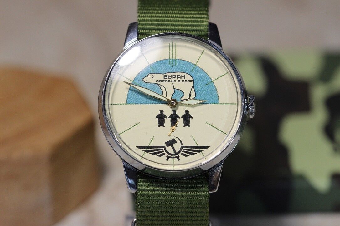 Soviet  Watch Pobeda  BURAN, Rare Mechanical watch, Vintage USSR  watch for men