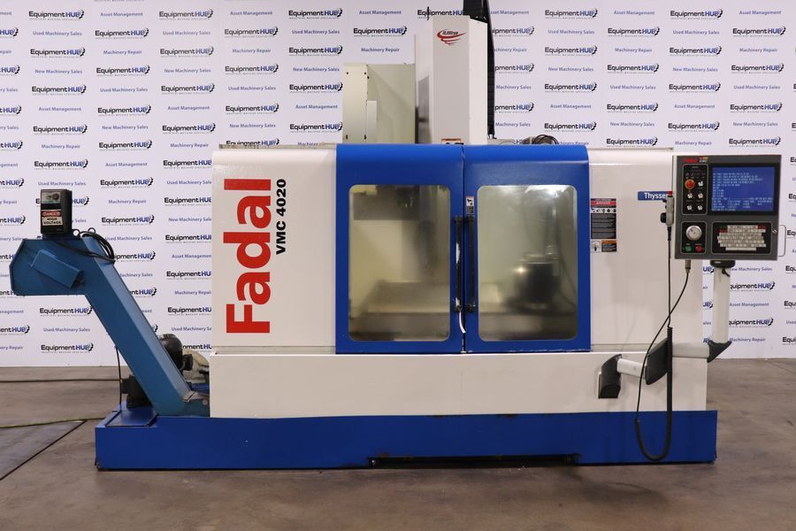 Fadal VMC4020HT Vertical Machining Center w/ Calmotion 4th Axis Rotary Table