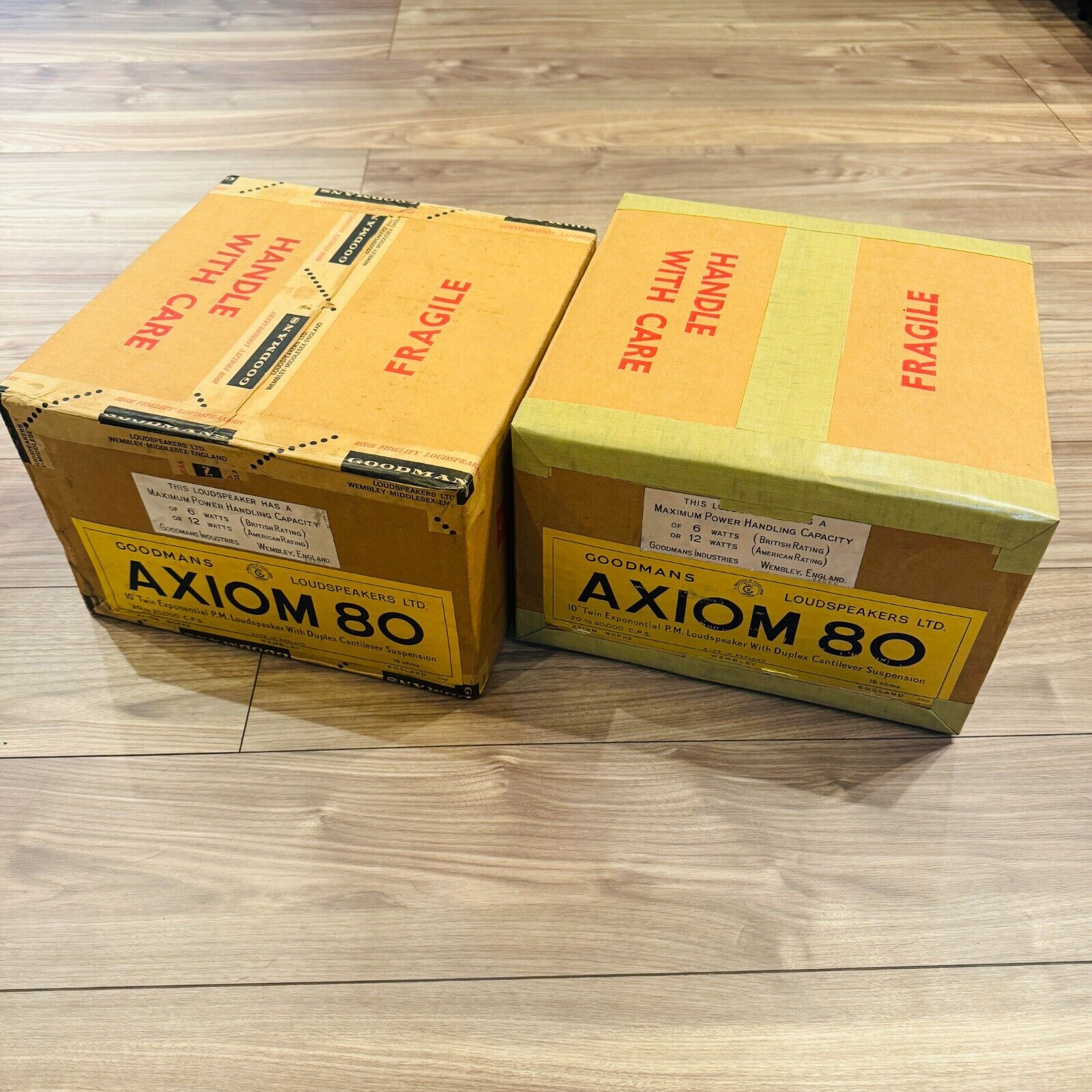GOODMANS AXIOM80 Cone type Full range Speaker WEMBLEY mid-term Reissue Unopened
