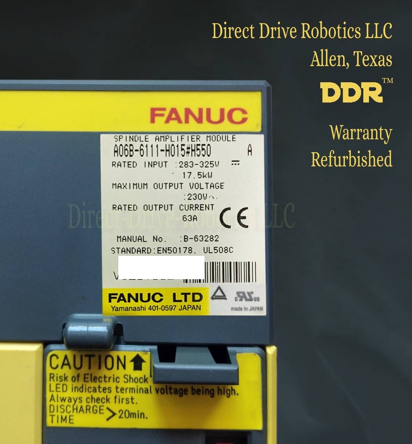 New FANUC A06B-6111-H011#H570 Servo Drive Expedited Shipping