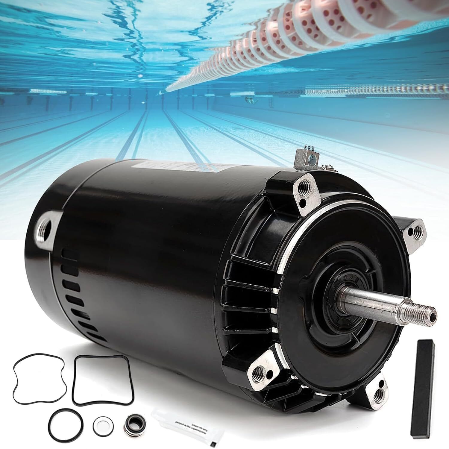 Swimming Pool Pump Motor and Seal Replacement For Hayward Max Flow, Super Pump