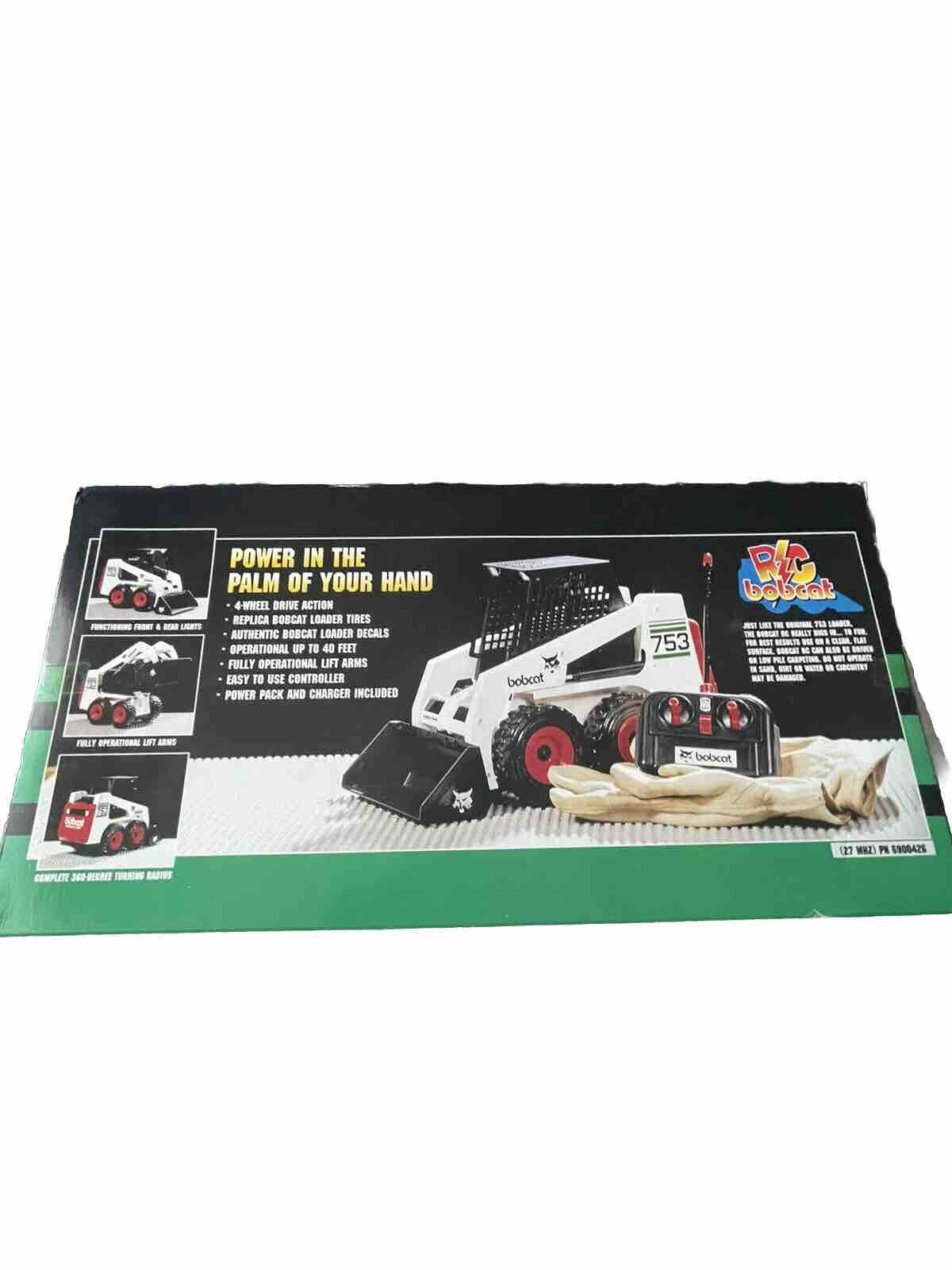 NEW 753 Bobcat Radio Controlled Skid Steer Loader In Box Echo Toys