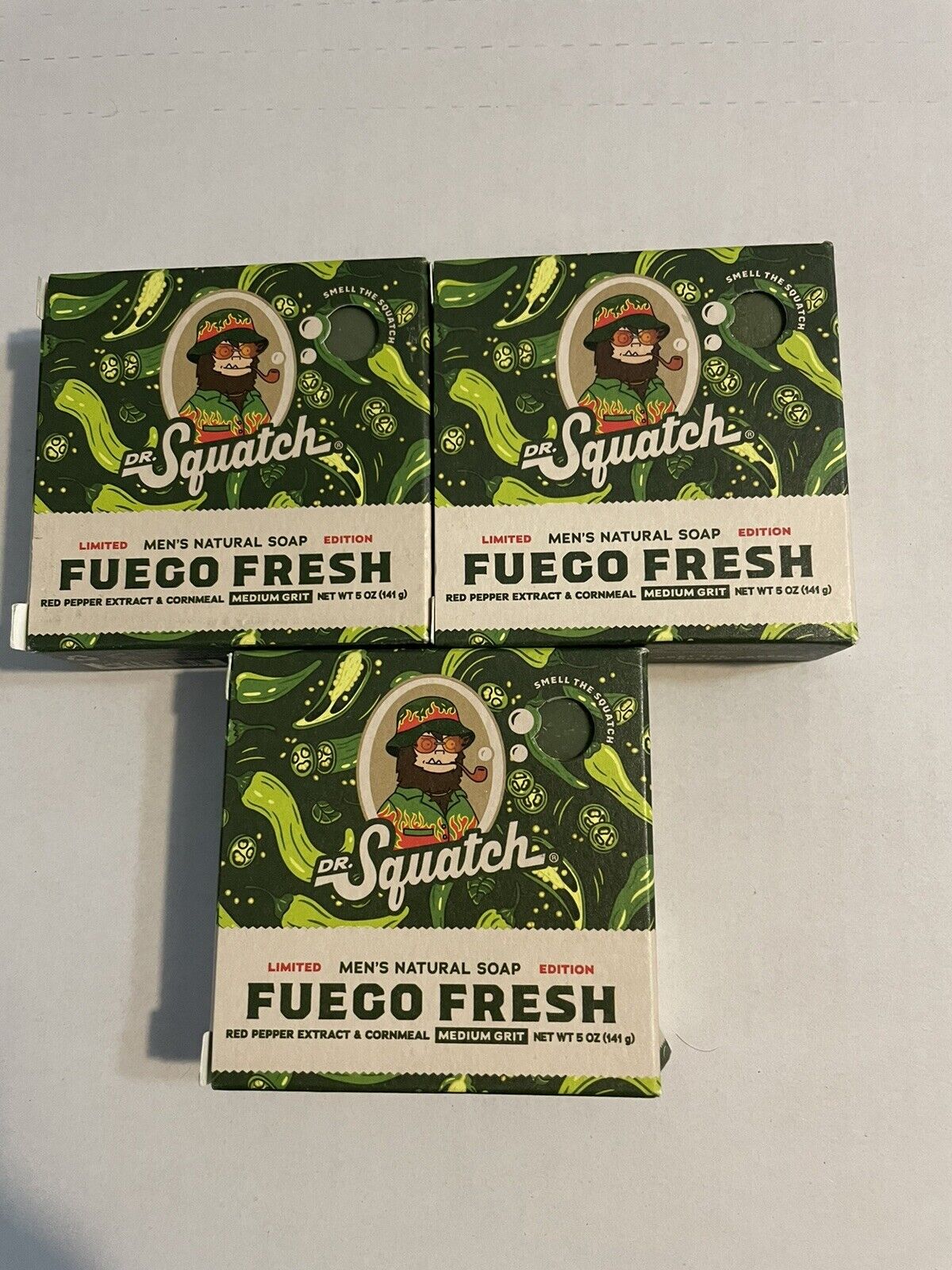DR. Squatch - Limited Edition Soap - Fuego Fresh 3 PACK - NEW SHIPS NOW