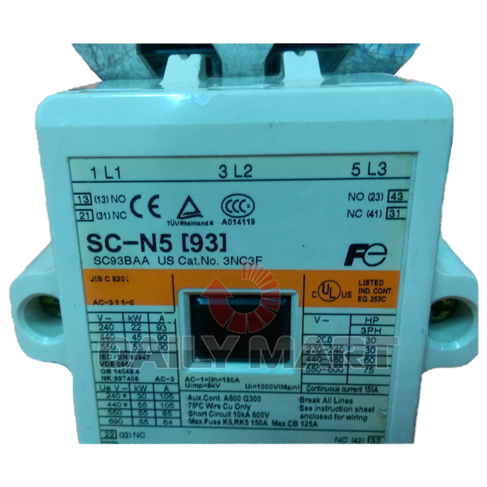 New In Box FUJI SC-N5(93) Magnetic Contactor 110V