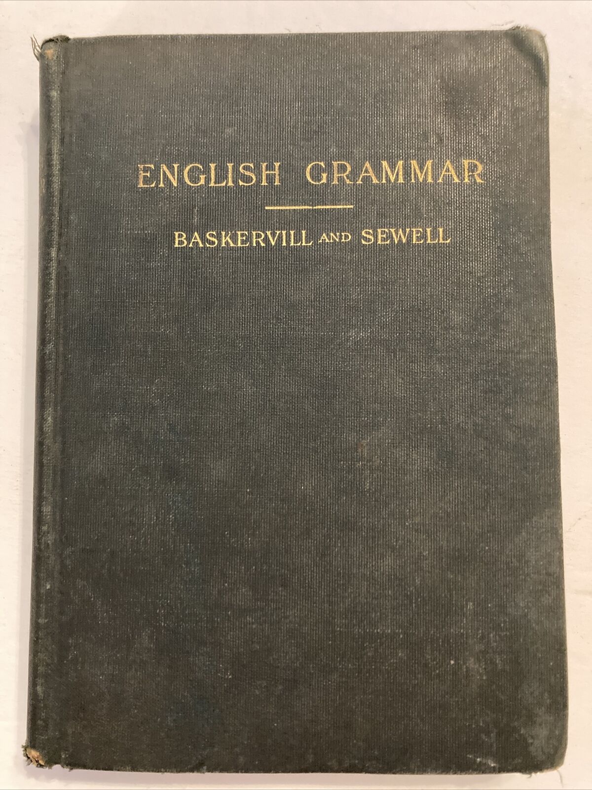 Baskervill-Sewell English Course SCHOOL GRAMMAR 1895 Vintage Antique Hardcover