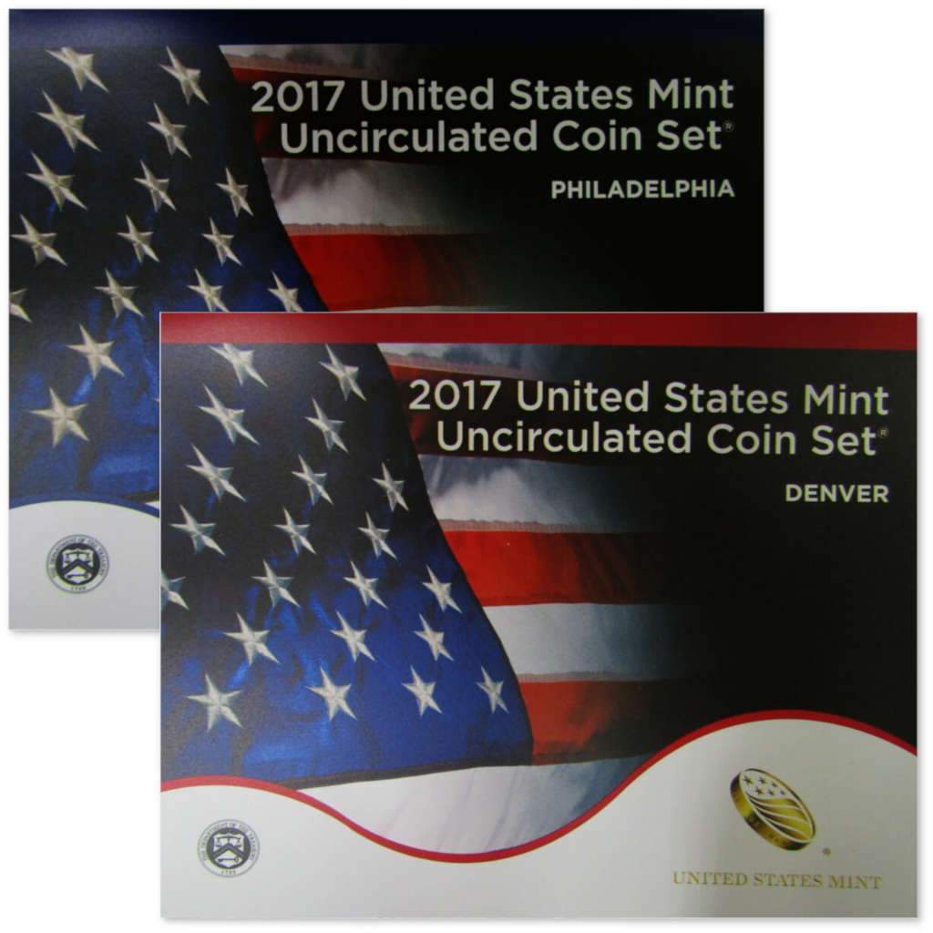 2017 Uncirculated Coin Set U.S Mint Government Packaging OGP COA