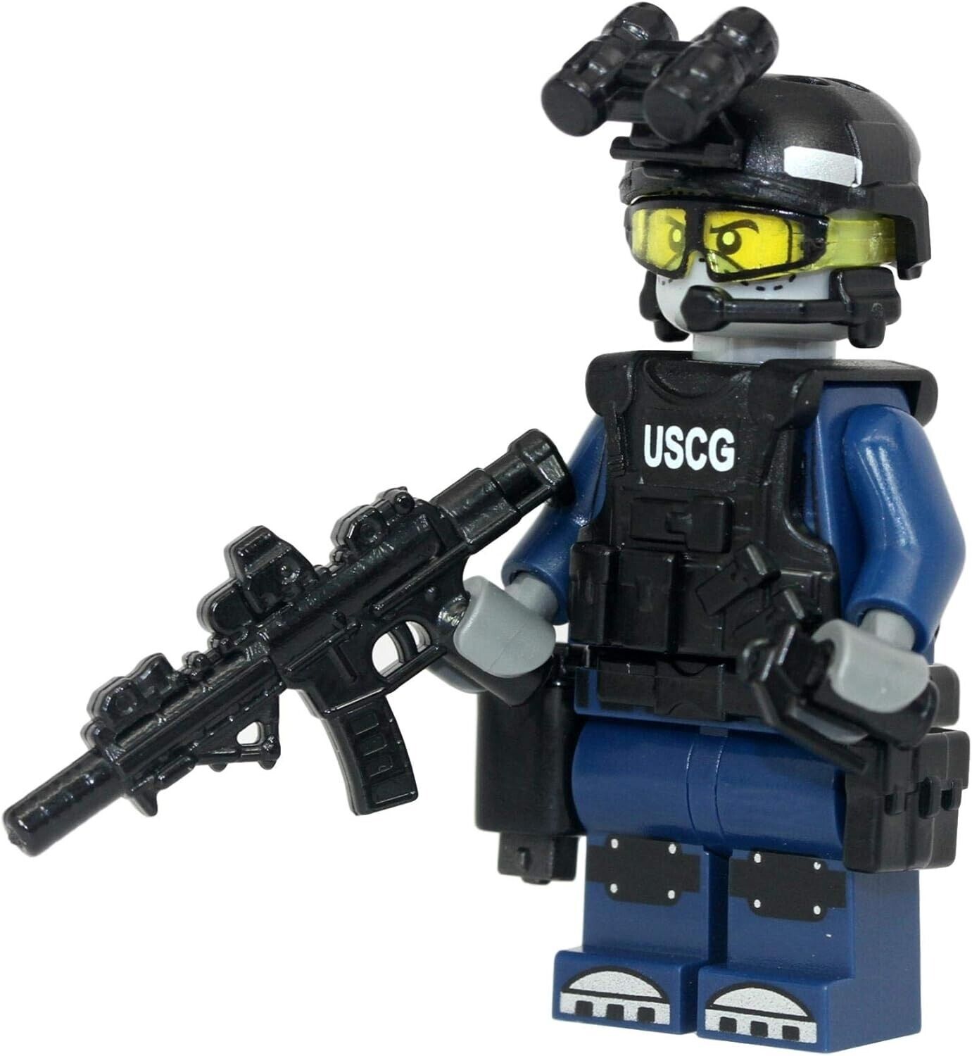 Custom US Coast Guard (MSRT) Officer made with real LEGO® minifigure