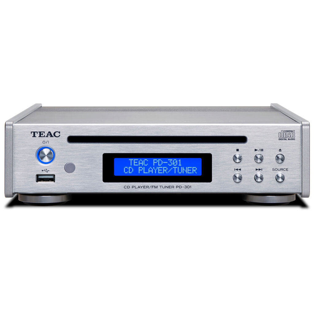 Teac PD-301-X/S CD Player Wide FM Tuner USB AC100V Silver Brand NEW