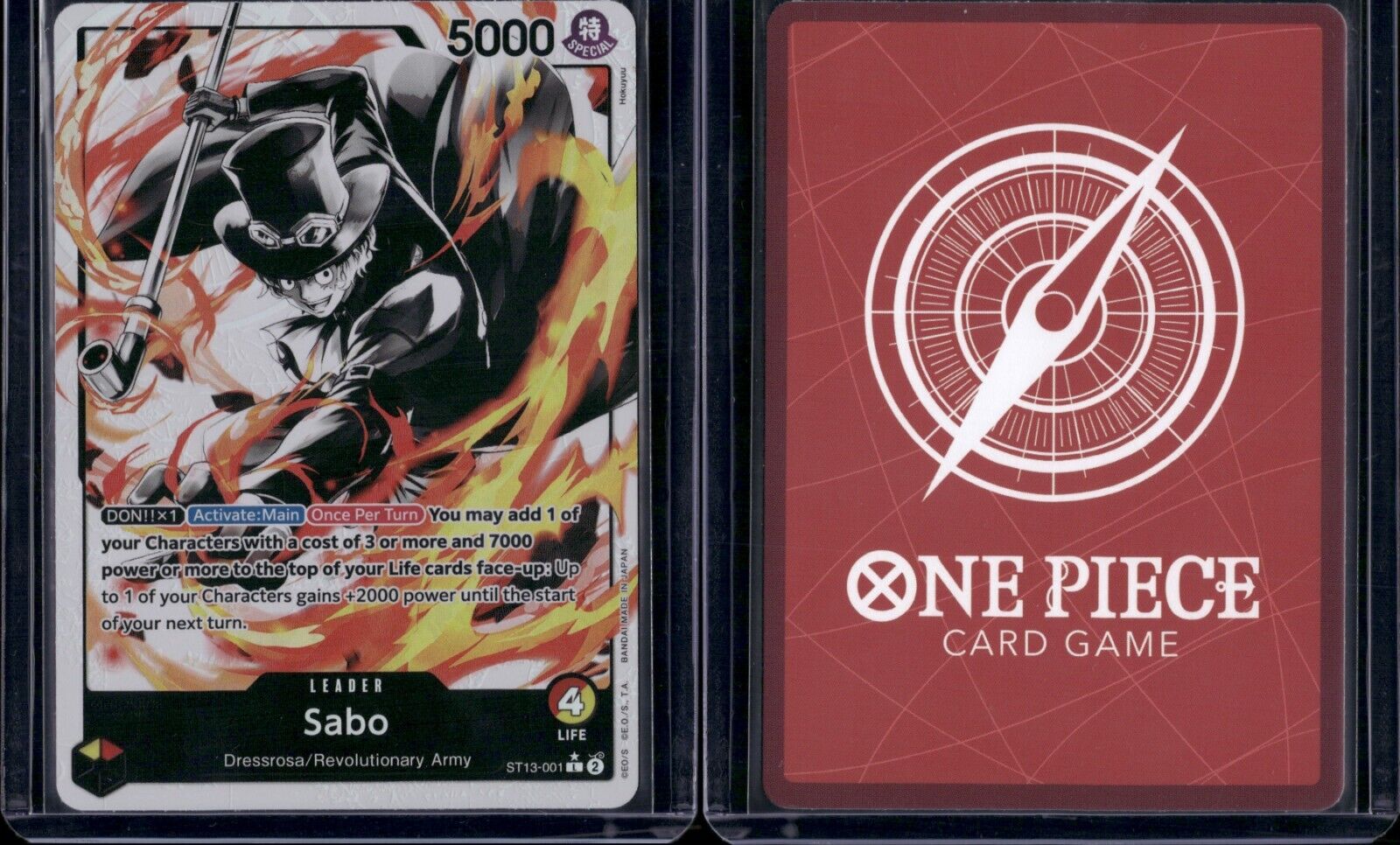 One Piece The Three Brothers (PARALLEL ONLY) Alt Art ST13-001-016 Leader English